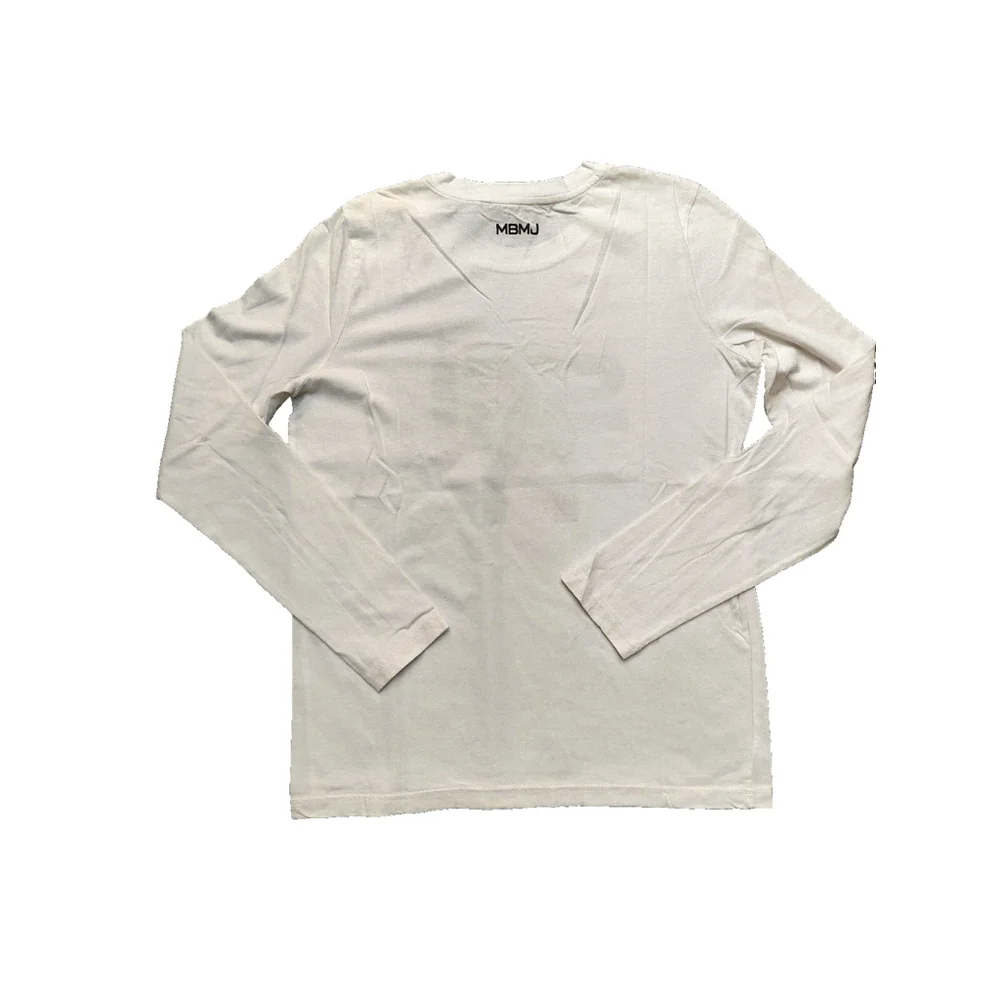 Marc by Marc Jacobs Long Sleeve White Cotton Graphic Sci-Fi Tee Shirt Sz…